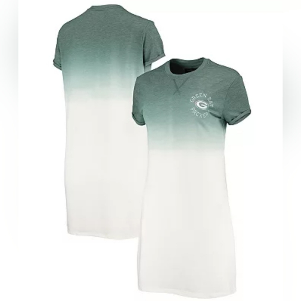 Women's Junk Food Packers Ombre Tri-Blend T-Shirt